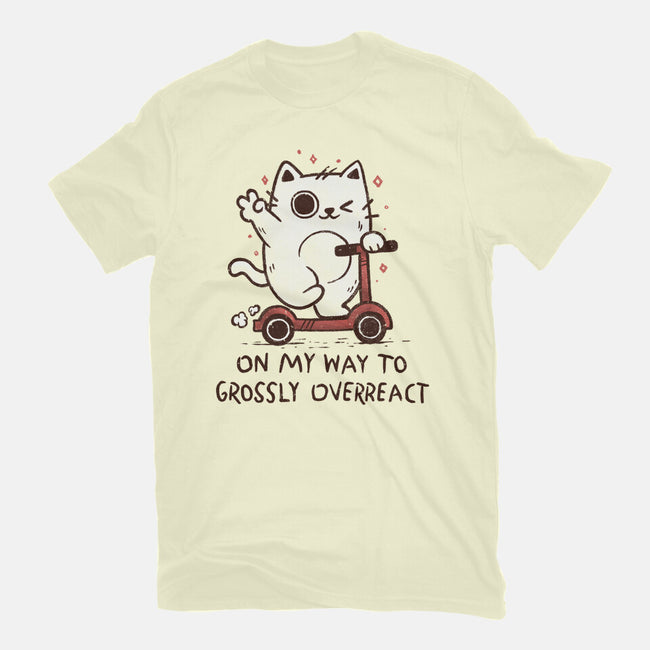On My Way To Grossly Overreact-Mens-Basic-Tee-koalastudio