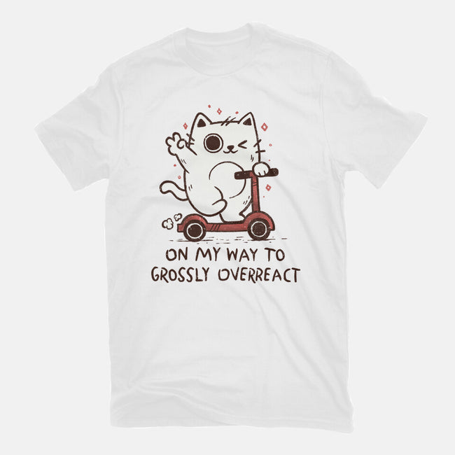 On My Way To Grossly Overreact-Mens-Basic-Tee-koalastudio