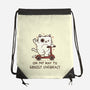 On My Way To Grossly Overreact-None-Drawstring-Bag-koalastudio