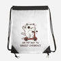 On My Way To Grossly Overreact-None-Drawstring-Bag-koalastudio