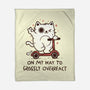 On My Way To Grossly Overreact-None-Fleece-Blanket-koalastudio