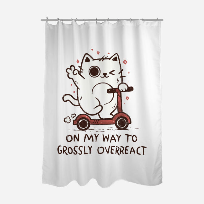On My Way To Grossly Overreact-None-Polyester-Shower Curtain-koalastudio