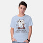 On My Way To Grossly Overreact-Mens-Basic-Tee-koalastudio