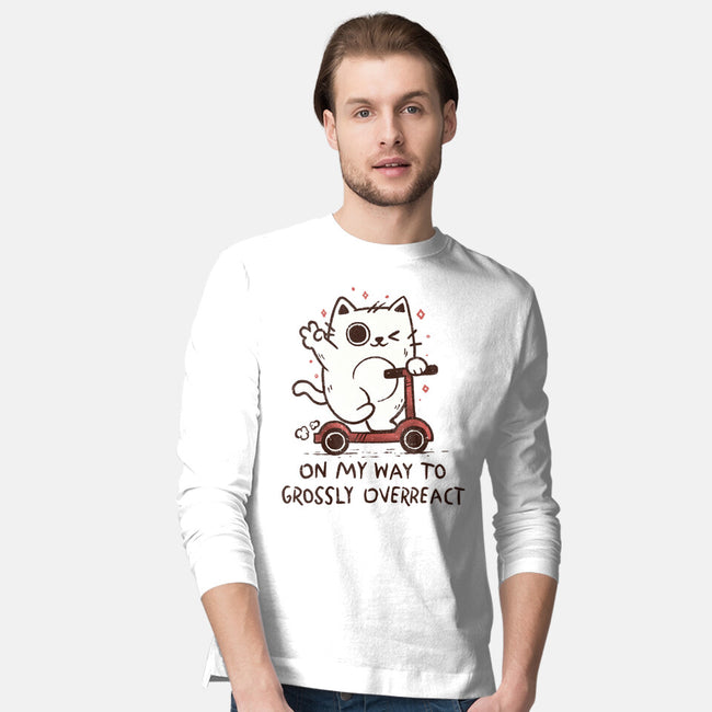 On My Way To Grossly Overreact-Mens-Long Sleeved-Tee-koalastudio