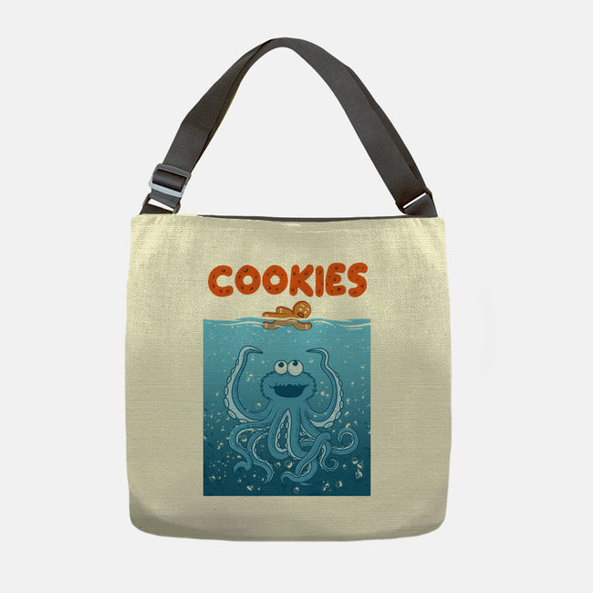 Cookie Attack-None-Adjustable Tote-Bag-erion_designs