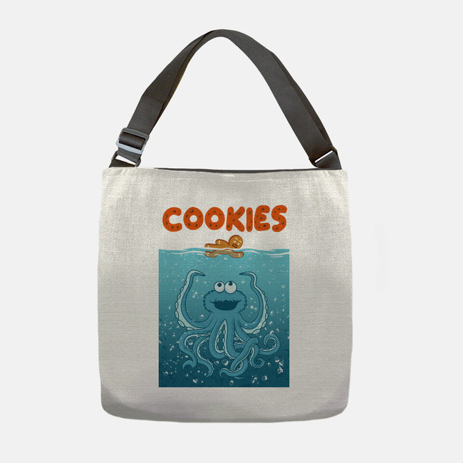 Cookie Attack-None-Adjustable Tote-Bag-erion_designs