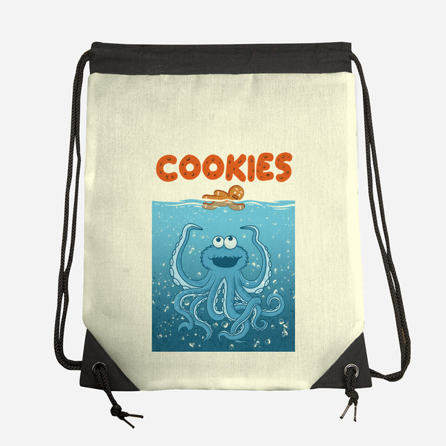 Cookie Attack-None-Drawstring-Bag-erion_designs