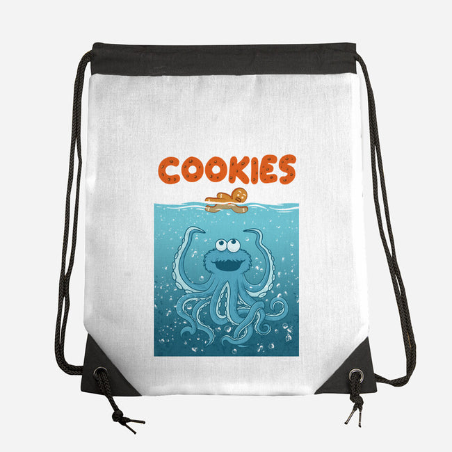 Cookie Attack-None-Drawstring-Bag-erion_designs