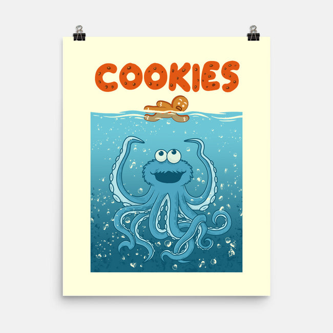 Cookie Attack-None-Matte-Poster-erion_designs