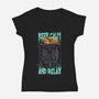 Don't Disturb Me-Womens-V-Neck-Tee-zascanauta