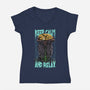 Don't Disturb Me-Womens-V-Neck-Tee-zascanauta