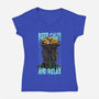 Don't Disturb Me-Womens-V-Neck-Tee-zascanauta