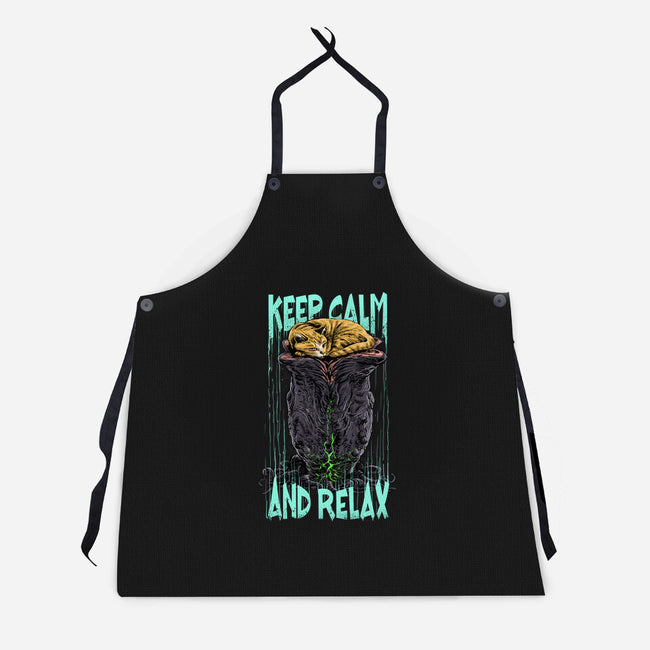 Don't Disturb Me-Unisex-Kitchen-Apron-zascanauta
