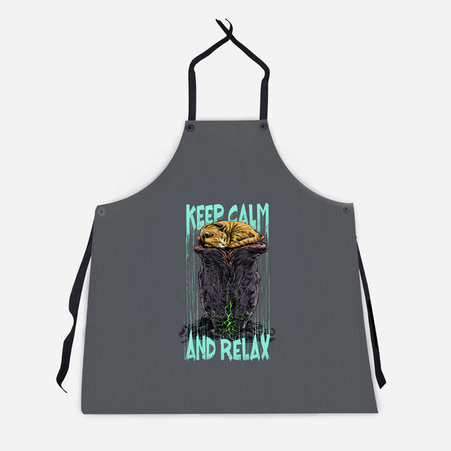Don't Disturb Me-Unisex-Kitchen-Apron-zascanauta