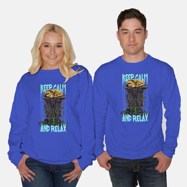 Don't Disturb Me-Unisex-Crew Neck-Sweatshirt-zascanauta