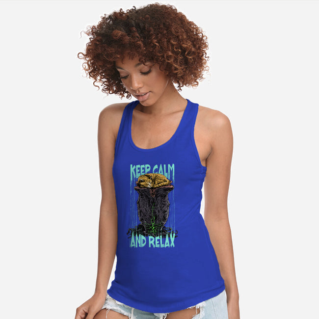 Don't Disturb Me-Womens-Racerback-Tank-zascanauta