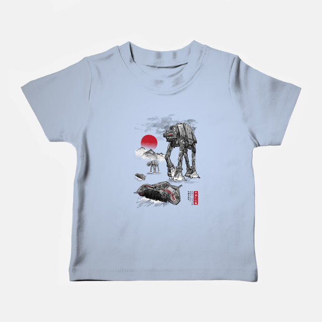 Defense Of Echo Base Sumi-e-Baby-Basic-Tee-DrMonekers