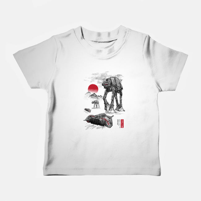 Defense Of Echo Base Sumi-e-Baby-Basic-Tee-DrMonekers