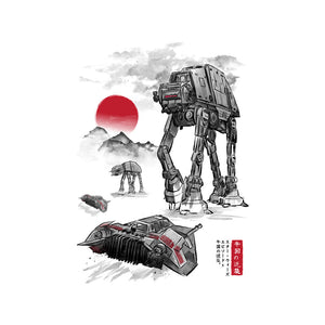 Defense Of Echo Base Sumi-e