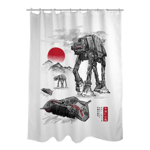 Defense Of Echo Base Sumi-e