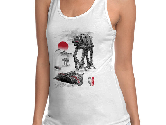 Defense Of Echo Base Sumi-e