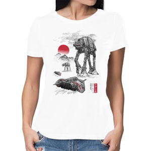 Defense Of Echo Base Sumi-e