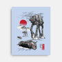 Defense Of Echo Base Sumi-e-None-Stretched-Canvas-DrMonekers