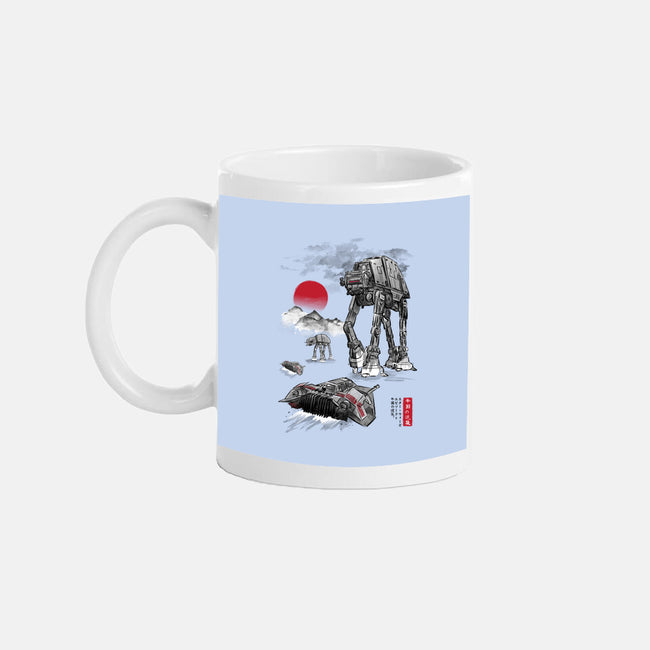 Defense Of Echo Base Sumi-e-None-Mug-Drinkware-DrMonekers