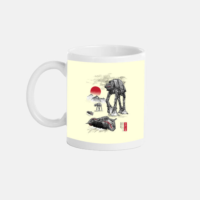 Defense Of Echo Base Sumi-e-None-Mug-Drinkware-DrMonekers