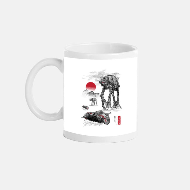 Defense Of Echo Base Sumi-e-None-Mug-Drinkware-DrMonekers