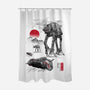 Defense Of Echo Base Sumi-e-None-Polyester-Shower Curtain-DrMonekers