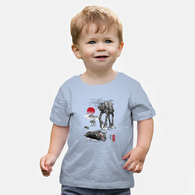 Defense Of Echo Base Sumi-e-Baby-Basic-Tee-DrMonekers