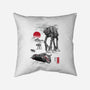 Defense Of Echo Base Sumi-e-None-Removable Cover w Insert-Throw Pillow-DrMonekers