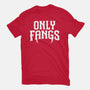 Only Fangs-Womens-Fitted-Tee-Nemons