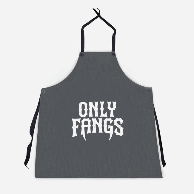 Only Fangs-Unisex-Kitchen-Apron-Nemons