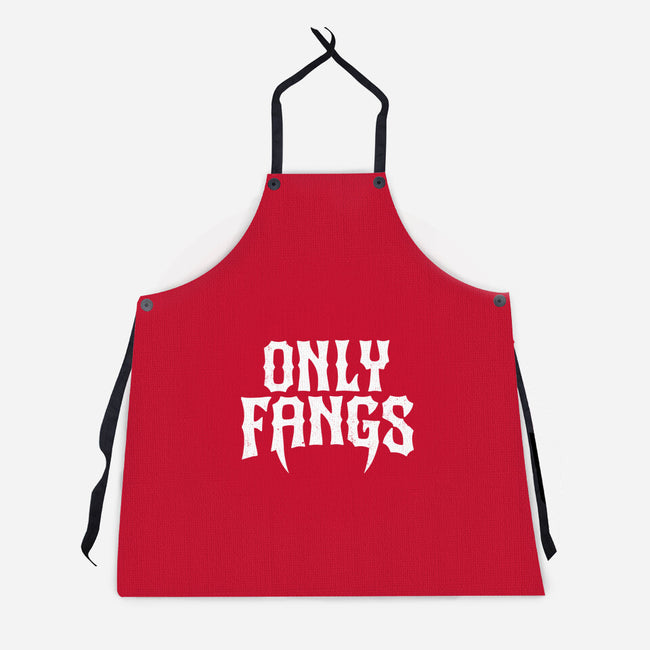 Only Fangs-Unisex-Kitchen-Apron-Nemons