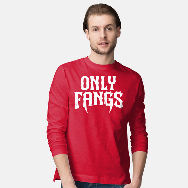 Only Fangs-Mens-Long Sleeved-Tee-Nemons