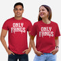 Only Fangs-Unisex-Basic-Tee-Nemons