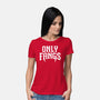 Only Fangs-Womens-Basic-Tee-Nemons