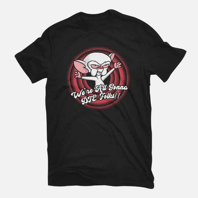 We All Are Gonna Die-Womens-Fitted-Tee-turborat14