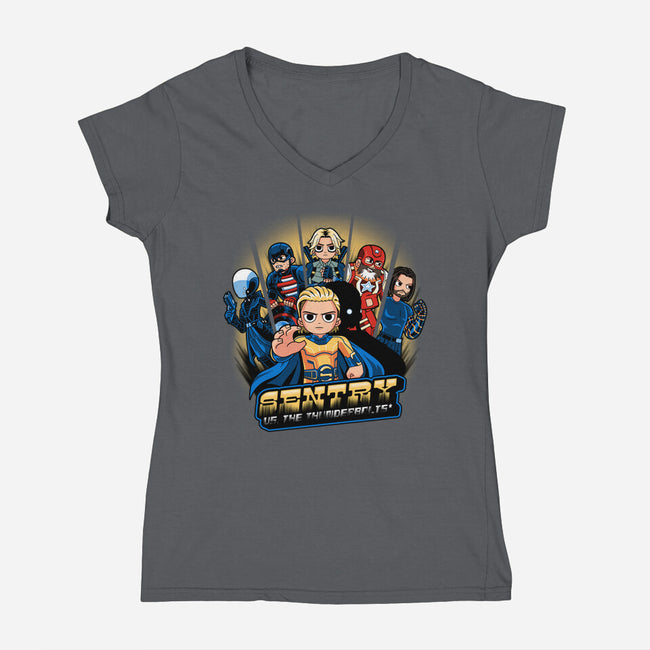 Bob Pilgrim-Womens-V-Neck-Tee-PrimePremne