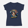 Bob Pilgrim-Womens-V-Neck-Tee-PrimePremne