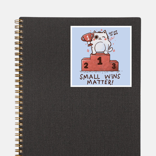 Small Wins Matter-None-Glossy-Sticker-koalastudio