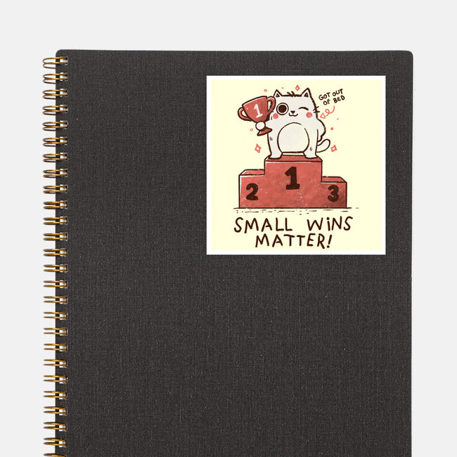 Small Wins Matter-None-Glossy-Sticker-koalastudio