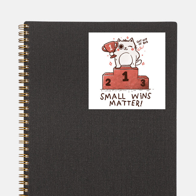 Small Wins Matter-None-Glossy-Sticker-koalastudio