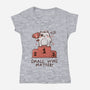 Small Wins Matter-Womens-V-Neck-Tee-koalastudio