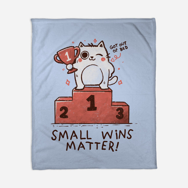 Small Wins Matter-None-Fleece-Blanket-koalastudio