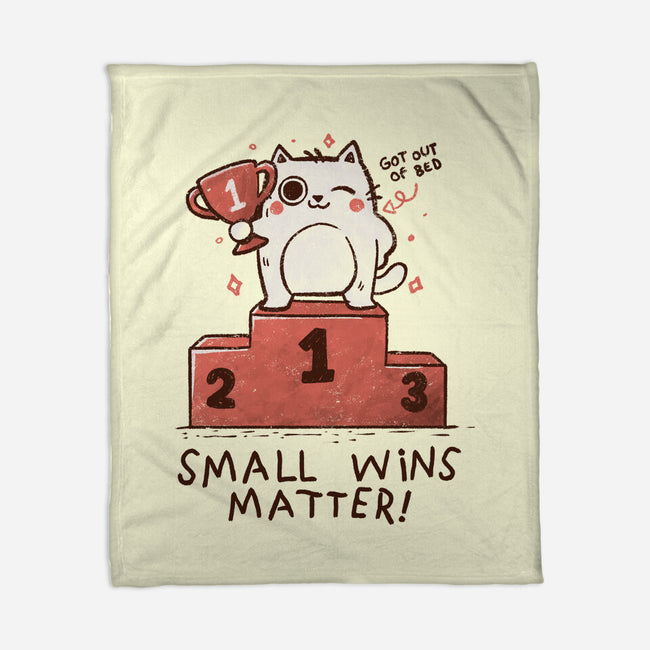 Small Wins Matter-None-Fleece-Blanket-koalastudio