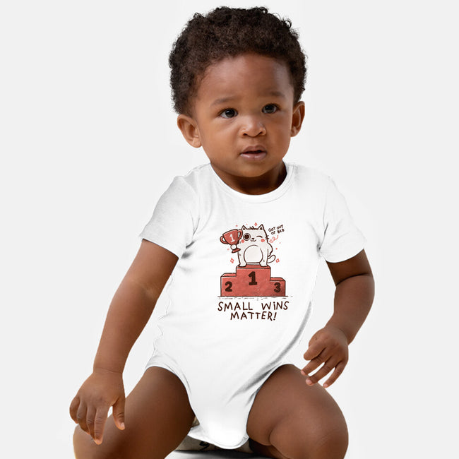 Small Wins Matter-Baby-Basic-Onesie-koalastudio