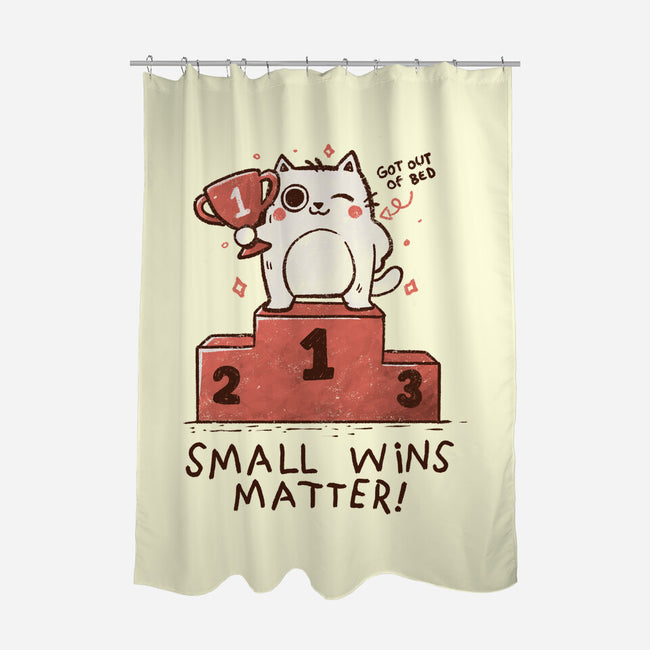 Small Wins Matter-None-Polyester-Shower Curtain-koalastudio